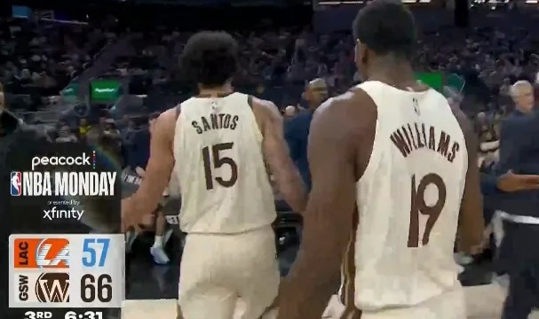 体彩-吉纳森-威廉姆斯投进2记三分，又造成犯规两罚全中得到10分